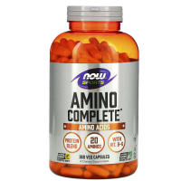 Купить NOW Foods, Sports, Amino Complete ,аминокислотный комплекс, 360 растительных капсул