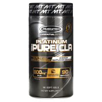 Купить MuscleTech, Essential Series, Platinum Pure CLA, на 100% чистая КЛК, 800 мг, Платинум  СЛА 90 капсул