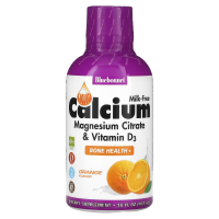 Купить Bluebonnet, Жидкий кальция и магния цитрат +витамин D3, 472 мл - Calcium Magnesium citrate +Vitamin D3