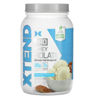 Купить Xtend Pro Whey Isolate Protein, изолят сывороточного протеина, со вкусом ванильного мороженого, 810 г (1,78 фунта)