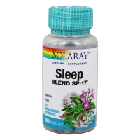 Купить Solaray Sleep Blend SP-17 100 VegCaps, Соларай Слип Бленд