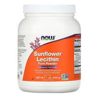 Купить NOW Foods Sunflower Lecitin, подсолнечный лецитин, чистый порошок, 454 г (1 фунт) NOW Foods, подсолнечный лецитин, чистый порошок, 454 г (1 фунт)  NOW Foods, подсолнечный лецитин, чистый порошок, 454 г (1 фунт)