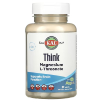 Купить KAL, магний L-треонат для улучшения работы мозга, 2000 мг, 60 таблеток