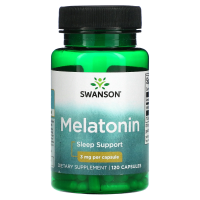 Купить Swanson, Melatonin, 3 mg 120 capsules | Мелатонин, 3 мг 120 капсул