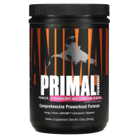 Купить Animal Primal Powder Preworkout, Universal Nutrition, (Strawberry Watermelon Flavor, 507.5 г, Анимал Примал, клубника и арбуз