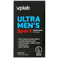 Купить Vplab, Ultra Men’s, мультивитамины для мужчин для физической активности, 90 капсул