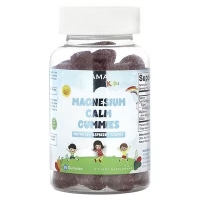 Купить Vitamatic Kids, Magnesium Calm Gummies, Natural Raspberry, 60 Gummies