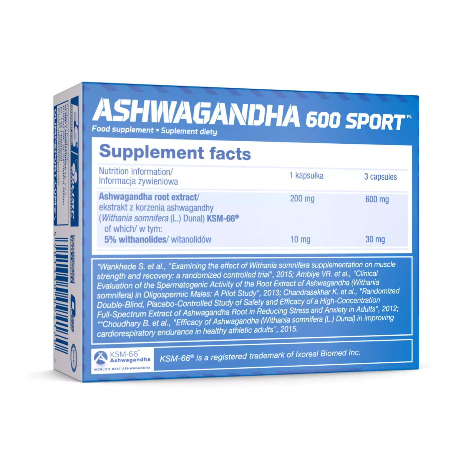 Olimp Ashwagandha 600 Sport