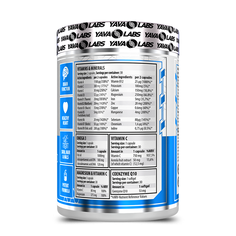Yava labs Multi vitamin pak 30 portsa